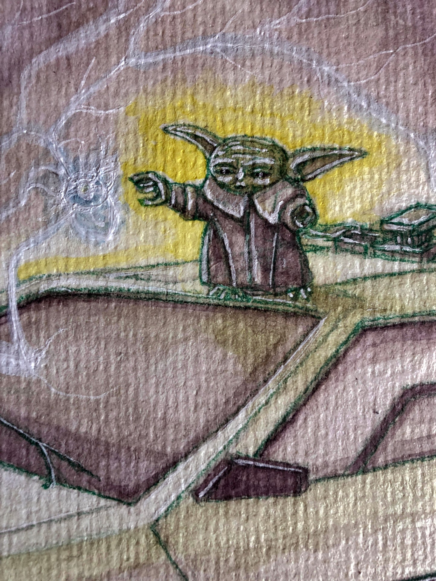 Grogu Saves The DMC - PRINT