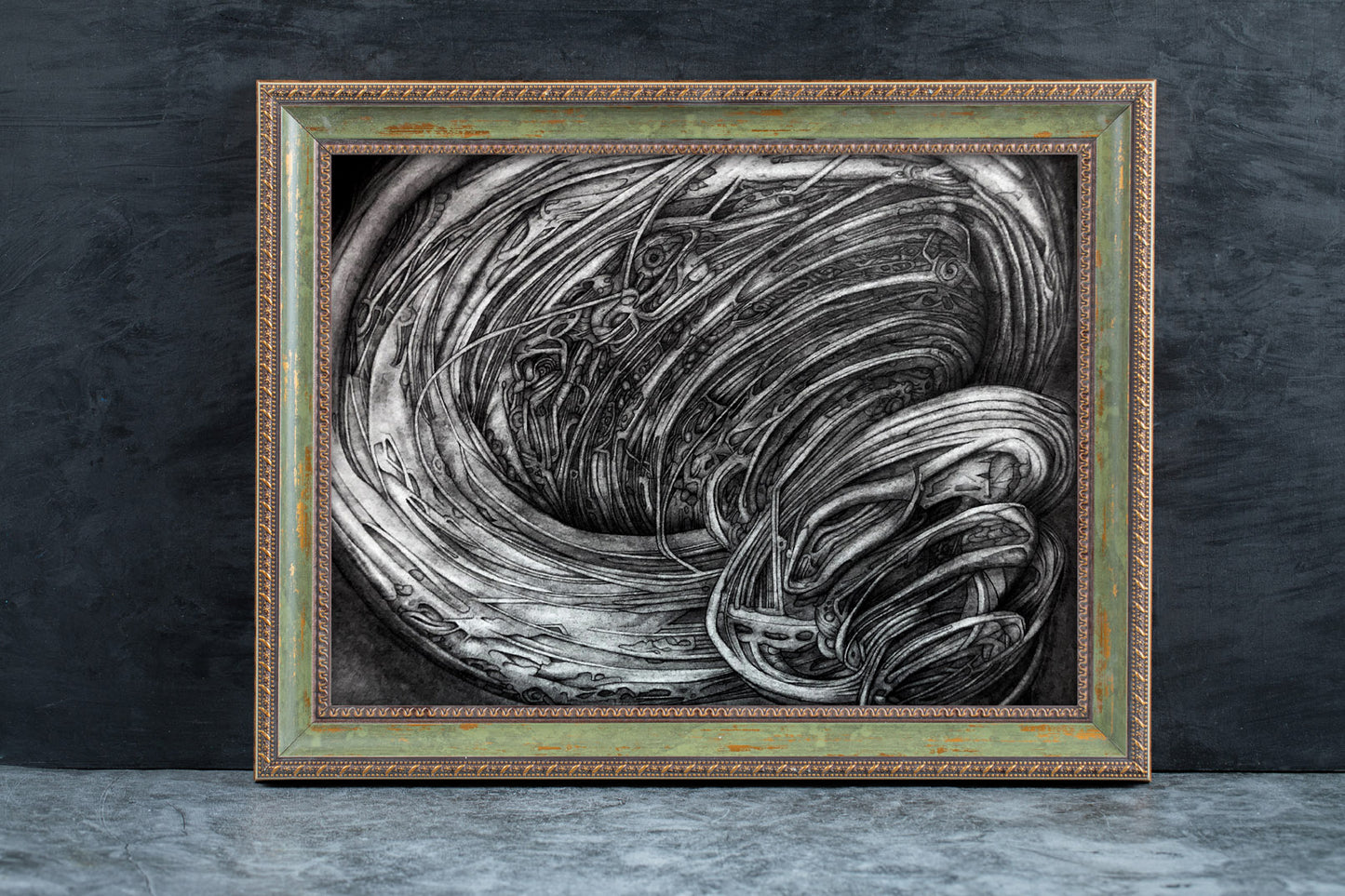 All Wound-Up and Nowhere to Blow **Original Artwork**